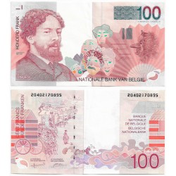 (147) Bélgica. 1995-2001. 100 Francs (EBC)