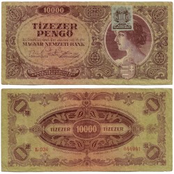 (119b) Hungría. 1945. 10000 Pengo (MBC-)
