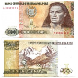 (134) Perú. 1987. 500 Intis (SC)