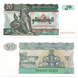 (72) Myanmar. 1994. 20 Kyats (SC)