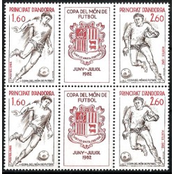 Andorra. 1982. Serie Conmemorativa (Nuevo) Copa del Mundo de Fútbol 1982