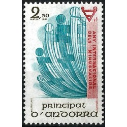 Andorra. 1981. 2,30 Francs (Nuevo) Año Internacional de los Munisválidos