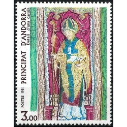 Andorra. 1981. 3 Francs (Nuevo) Detall d,una Casulla