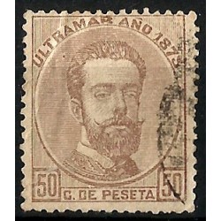 Antillas Españolas. 1873. 50 Céntimos de Peseta (Usado)