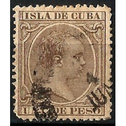 (146) Cuba Colonial. 1896-97. 1 Centavo de Peso (Usado)