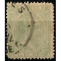 (127) Cuba Colonial. 1891-92. 5 Centavos de Peso (Usado)