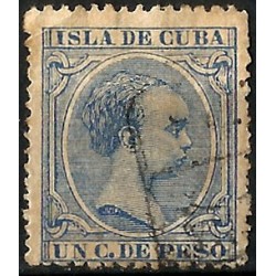 (136) Cuba Colonial. 1894. 1 Centavo de Peso (Usado)