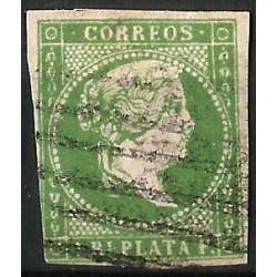 (8) Antillas Españolas. 1857. 1 Real (Usado)