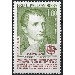 Andorra. 1980. 1,80 Francs (Nuevo) Napoleón