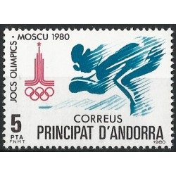 Andorra. 1980. 5 Pesetas (Nuevo) Juegos Olímpicos