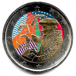 Italia. 2022. 2 Euro (SC) Coloreada