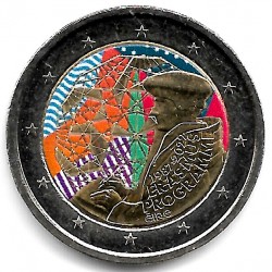 Irlanda. 2022. 2 Euro (SC) Coloreada