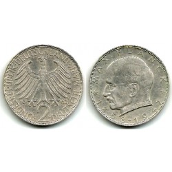 (116) Alemania. 1962(D). 2 Mark (MBC)