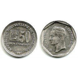 (Y82) Venezuela. 2001. 50 Bolívares (EBC+)