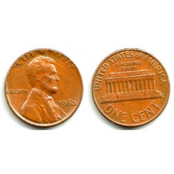 (201) Estados Unidos de América. 1960. 1 Cent (MBC)