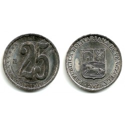 (Y91) Venezuela. 2007. 25 Céntimos (SC)