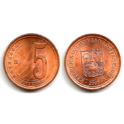 (Y88) Venezuela. 2007. 5 Céntimos (EBC+)