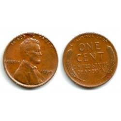 (A132) Estados Unidos de América. 1954. 1 Cent (MBC)