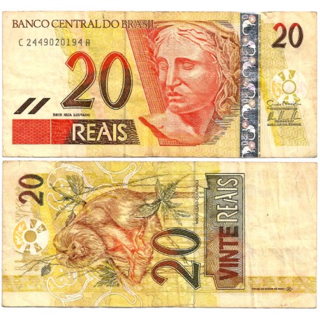 (250g) Brasil. 2002-12. 20 Reais (BC)