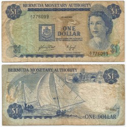 (28a) Bermuda. 1975. 1 Dollar (BC)