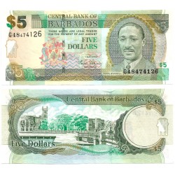 (67a) Barbados. 2007. 5 Dollars (MBC+)