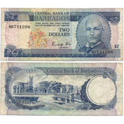 (36) Barbados. 1986. 2 Dollars (BC)