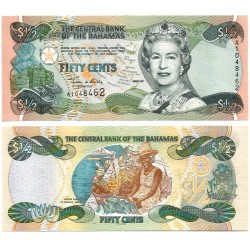 (68) Bahamas. 2001. ½ Cent (SC)
