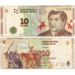 (360) Argentina. 2016. 10 Pesos (BC+)