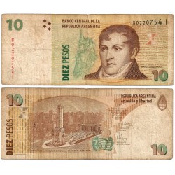 (354a) Argentina. 2003. 10 Pesos (BC)