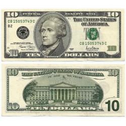 (511) Estados Unidos de América. 2001. 10 Dollars (EBC)