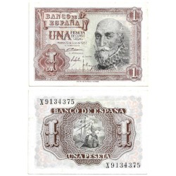 Estado Español. 1953. 1 Peseta (EBC) Serie X