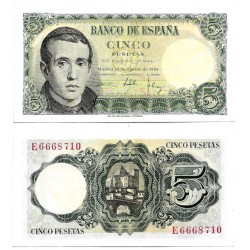 Estado Español. 1951. 5 Pesetas (EBC) Serie E