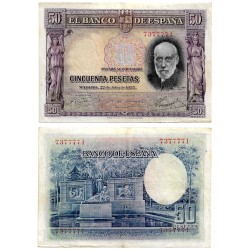 España. 1935. 50 Pesetas (MBC+) Sin Serie