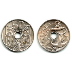 Estado Español. 1949*(19-52). 50 Céntimos (EBC+)