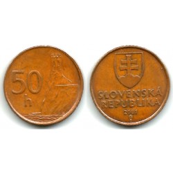 (35) Eslovaquia. 2001. 50 Halierov (MBC)