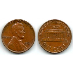 (201) Estados Unidos de América. 1961. 1 Cent (MBC)