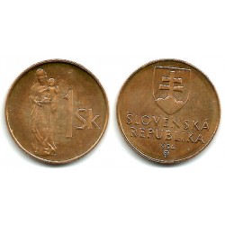 (12) Eslovaquia. 1994. 1 Koruna (EBC+)