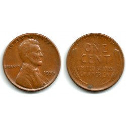 (A132) Estados Unidos de América. 1955. 1 Cent (MBC)
