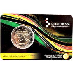 Bélgica. 2025. 2 Euro (SC) Circuito de SPA
