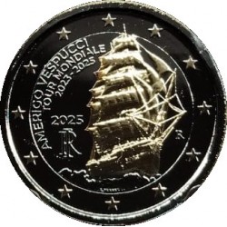 Italia. 2025. 2 Euro (SC) Oro & Rutenio
