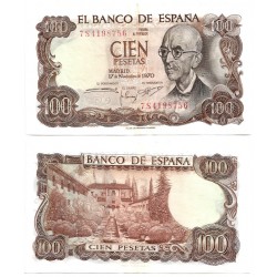 Estado Español. 1970. 100 Pesetas (MBC+) Serie 7S