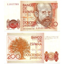 España. 1980. 200 Pesetas (EBC+) Serie L