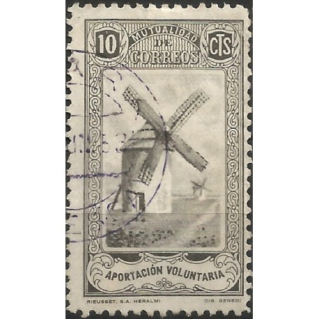 Mutualidad de Correos. 10 Céntimos (Usado)