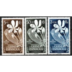 Guinea Española. 1952. Serie Completa (Nuevo, con señal de fijasellos) Pro Indigenas