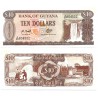 (23f) Guyana. 1966-92. 10 Dollars (SC)