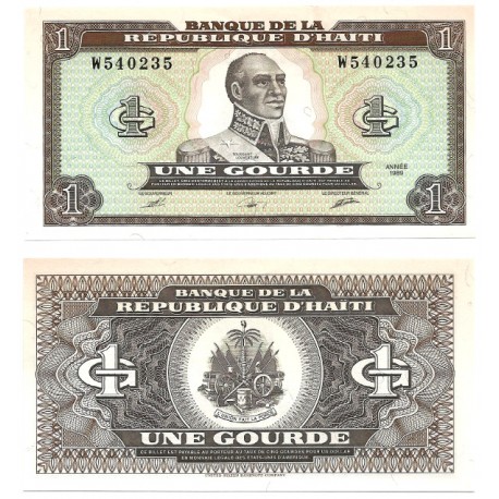 (253) Haití. 1989. 1 Gourde (SC)