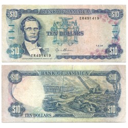 (71e) Jamaica. 1994. 10 Dollars (MBC-)