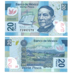 (122aa) Estados Unidos Mexicanos. 2016. 20 Pesos (MBC-)