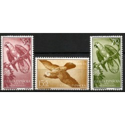 Guinea Española. 1957. Serie Completa (Nuevo, con señal de fijasellos) Pro Indigenas