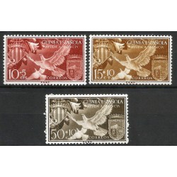 Guinea Española. 1958. Serie Completa (Nuevo, con señal de fijasellos) Ayuda a València
